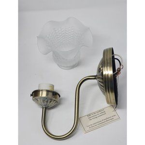 Gold Polished Metal Set Of Two Single Wall‎ Sconces